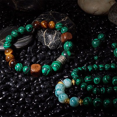 200Pcs 4 Style Gemstone Strands G-CF0001-01-1