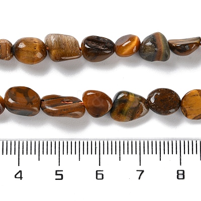Natural Tiger Eye Beads Strands G-P497-01C-12-1