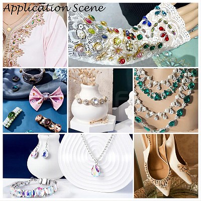 Sew on Rhinestone RGLA-T038-8mm-16-1
