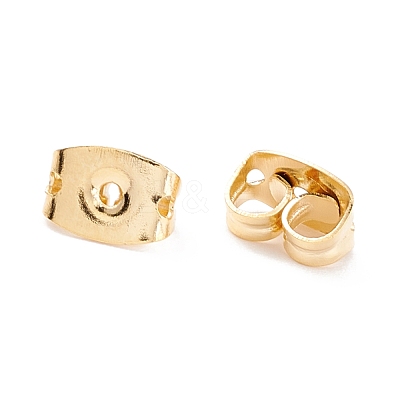 Rack Plating Brass Friction Ear Nuts KK-F829-07GA-1