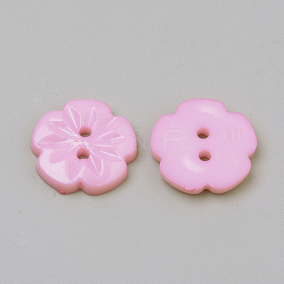 2-Hole Acrylic Buttons X-BUTT-Q037-08I-1