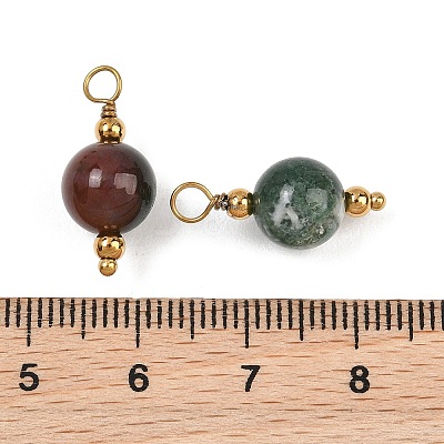 Natural Indian Agate Pendants GG-CBA5E56-07G-03-1
