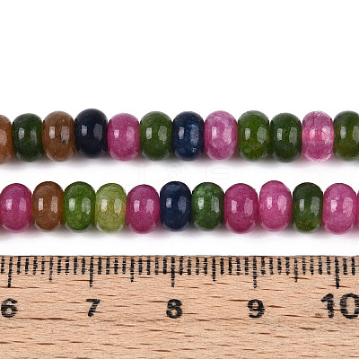 Dyed Natural White Jade Beads Strands X-G-T139-58B-01-1