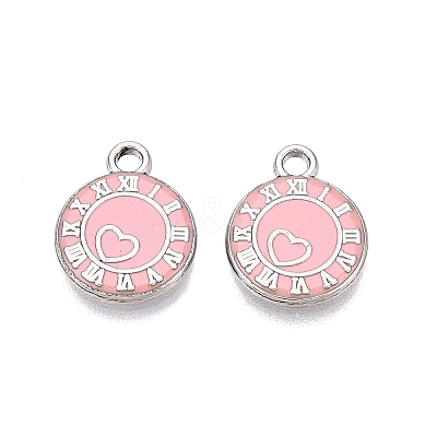 Rack Plating Alloy Enamel Pendants ENAM-N070-01A-02P-03-1