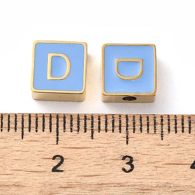 304 Stainless Steel Enamel Beads STAS-L022-293G-D-1