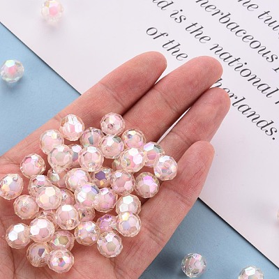 Transparent Acrylic Beads TACR-S152-04B-SS2112-1