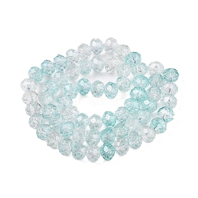 Transparent Glass Beads Strands GLAA-T023-8mm-A01-1