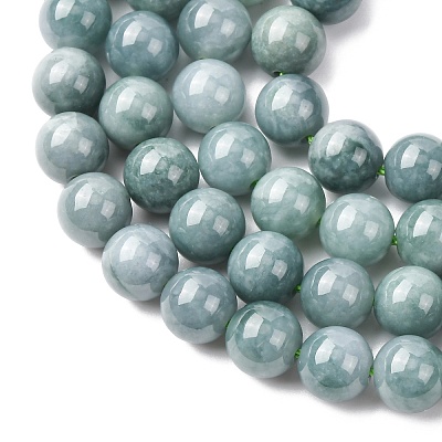 Natural Blue Jade Beads Strands G-H341-8mm-01-1