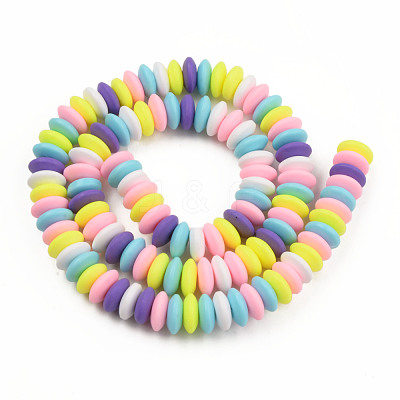 Handmade Polymer Clay Beads Strands CLAY-N008-064-A18-1