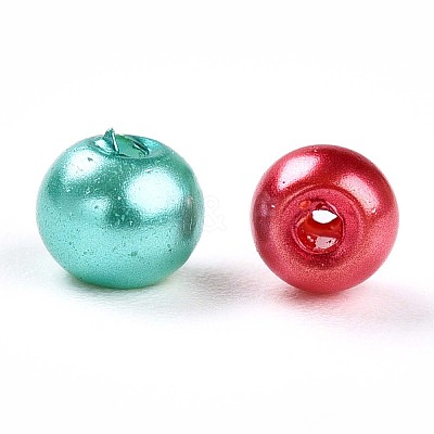 Baking Paint Pearlized Glass Pearl Beads X1-HY-Q003-3mm-M01-1