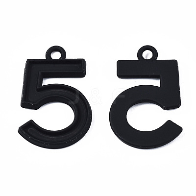 Spray Painted Alloy Pendants PALLOY-S132-247-RS-1