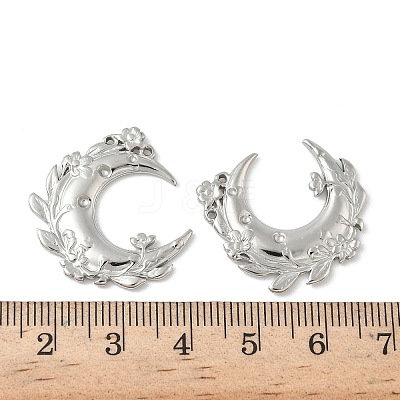 304 Stainless Steel Rhinestone Setting Pendants STAS-D376-09B-P-1