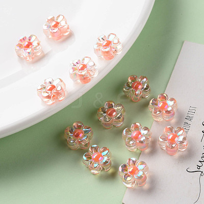 Transparent Acrylic Beads TACR-S152-06B-SS2109-1