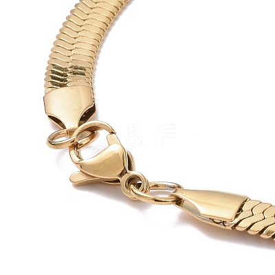 PVD Vacuum Plating 304 Stainless Steel Snake Chains Necklaces NJEW-O058-32G-1