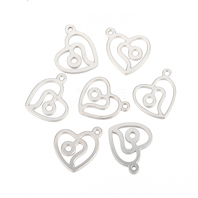 Non-Tarnish 304 Stainless Steel Pendants STAS-I157-07G-1