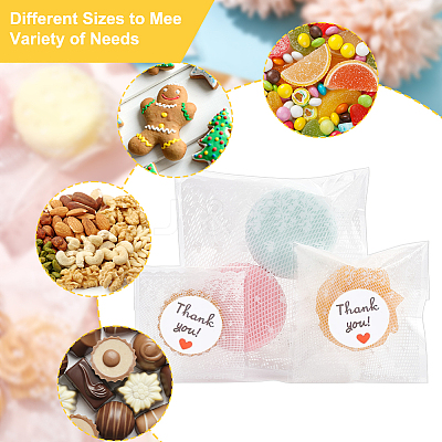 OPP Cellophane Self-Adhesive Cookie Bags OPP-WH0008-04C-1