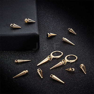 24Pcs 3 Style Brass Charms KK-UN0001-43-1