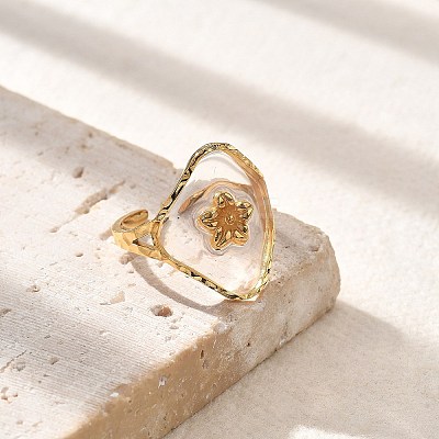 Resin Finger Rings STAS-Z112-15G-03-1