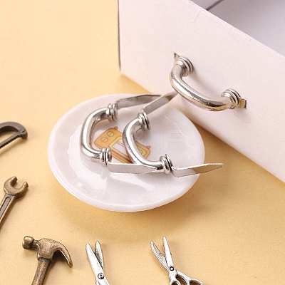 Alloy Knob Miniature Ornaments PW-WG95600-01-1