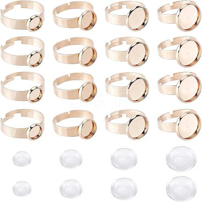 DIY Finger Rings Making Kits DIY-NB0004-65RG-1