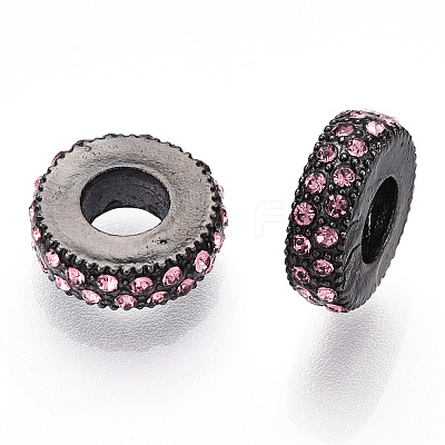 Alloy European Beads MPDL-S067-24EB-B-1