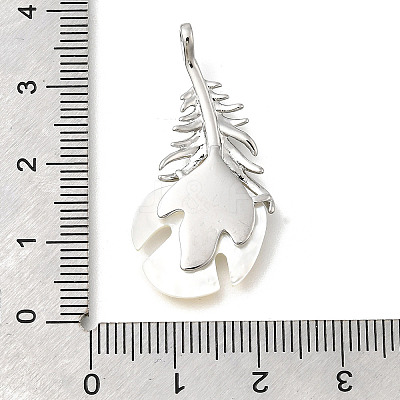 Brass Micro Pave Cubic Zirconia Pendants KK-U061-01P-1