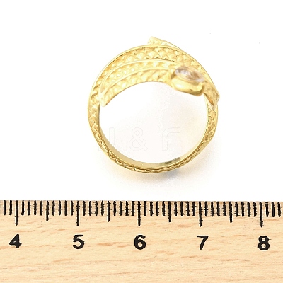 304 Stainless Steel Cuff Rings RJEW-D320-02G-1