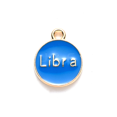 Alloy Enamel Pendants ENAM-S124-01B-02K-1