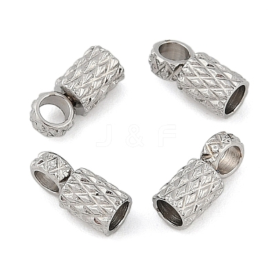 Tarnish Resistant 304 Stainless Steel Cord Ends STAS-Z084-07P-02-1