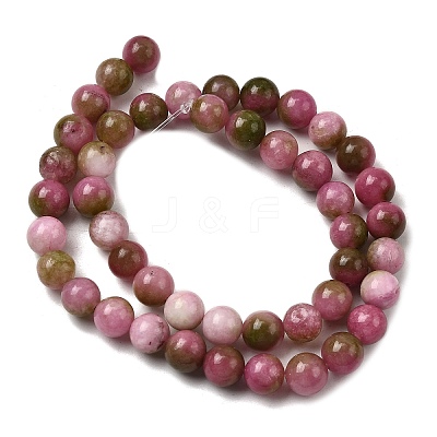Natural Dyed White Jade Beads Strands G-M402-C03-28-1