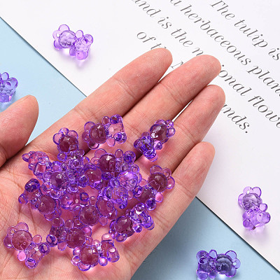 Transparent Acrylic Pendants TACR-S151-01B-747-1