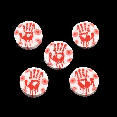 Halloween Handmade Polymer Clay Cabochons CLAY-A007-06B-1