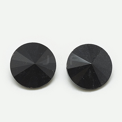 Pointed Back Glass Rhinestone Cabochons RGLA-T086-16mm-02-1