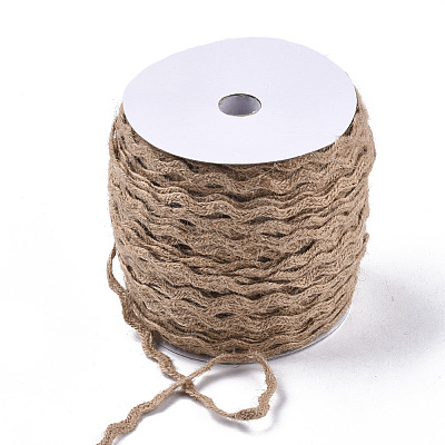 Braided Burlap Wave Ribbon OCOR-TAC0009-04-1