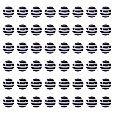 Striped Resin Beads RESI-TAG0001-01-1