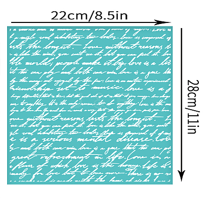 Self-Adhesive Silk Screen Printing Stencil X1-DIY-WH0338-353-1