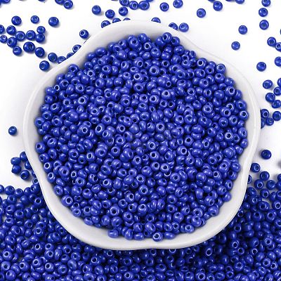 8/0 Baking Paint Glass Seed Beads SEED-M012-02A-54-1