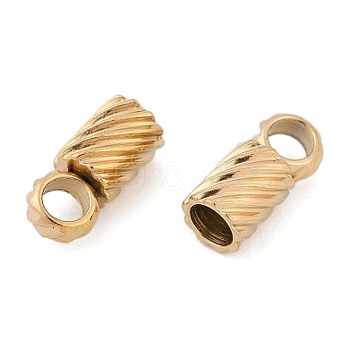 Ion Plating(IP) 304 Stainless Steel Cord Ends STAS-Z084-07G-01-1