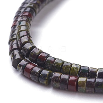 Natural Dragon Blood Jasper Beads Strands G-H230-04-1