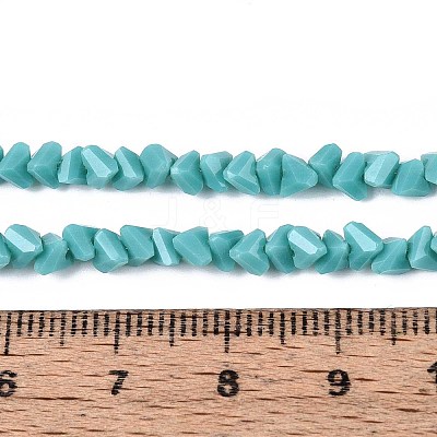 Opaque Glass Beads Strands GLAA-N019-4mm-19-1