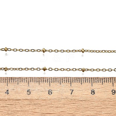 304 Stainless Steel Cable Chain Necklaces NJEW-P147-06G-1