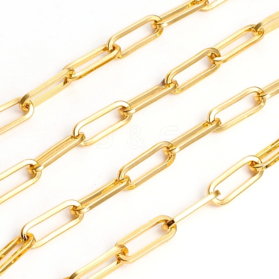 Brass Paperclip Chains CHC-L044-01A-G-1