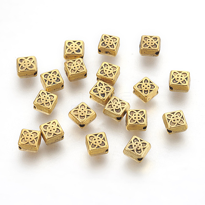 Tibetan Style Alloy Beads X-GLF0139Y-NF-1