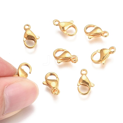 304 Stainless Steel Lobster Claw Clasps LS-STAS-T040-PJ212-11-1
