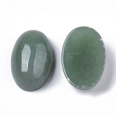 Natural Green Aventurine Cabochons X-G-N0325-06-1
