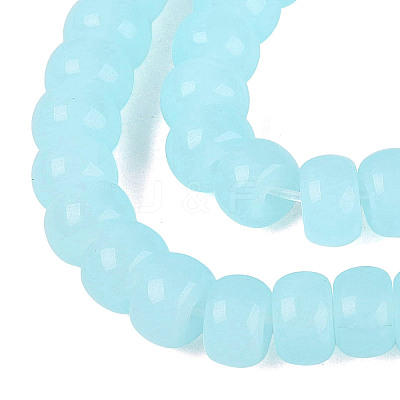 Imitation Jade Glass Beads Strands GLAA-NH0002-A01-B01-1