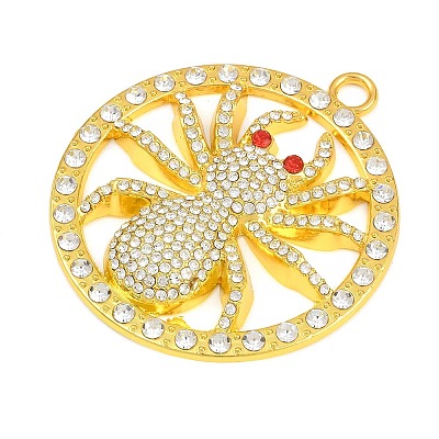 Alloy Rhinestone Big Pendants RB-CBA18BA-01G-1