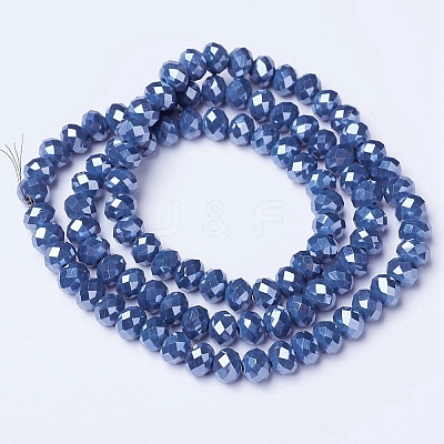 Electroplate Glass Beads Strands LS-EGLA-A044-P1mm-A16-1