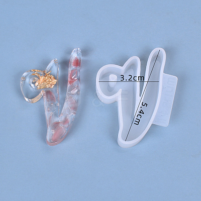 Letter DIY Silicone Molds LS-DIY-I034-08V-1