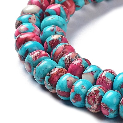 Synthetic Turquoise Beads Strands G-C034-02B-1